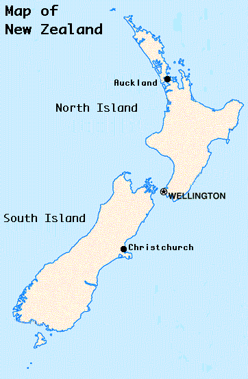 NZ map